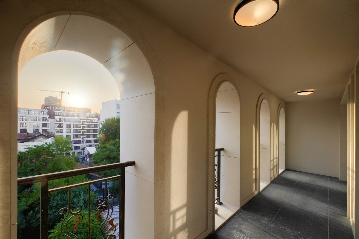 Apartment with 1 bedroom and balcony (65 sq m)
